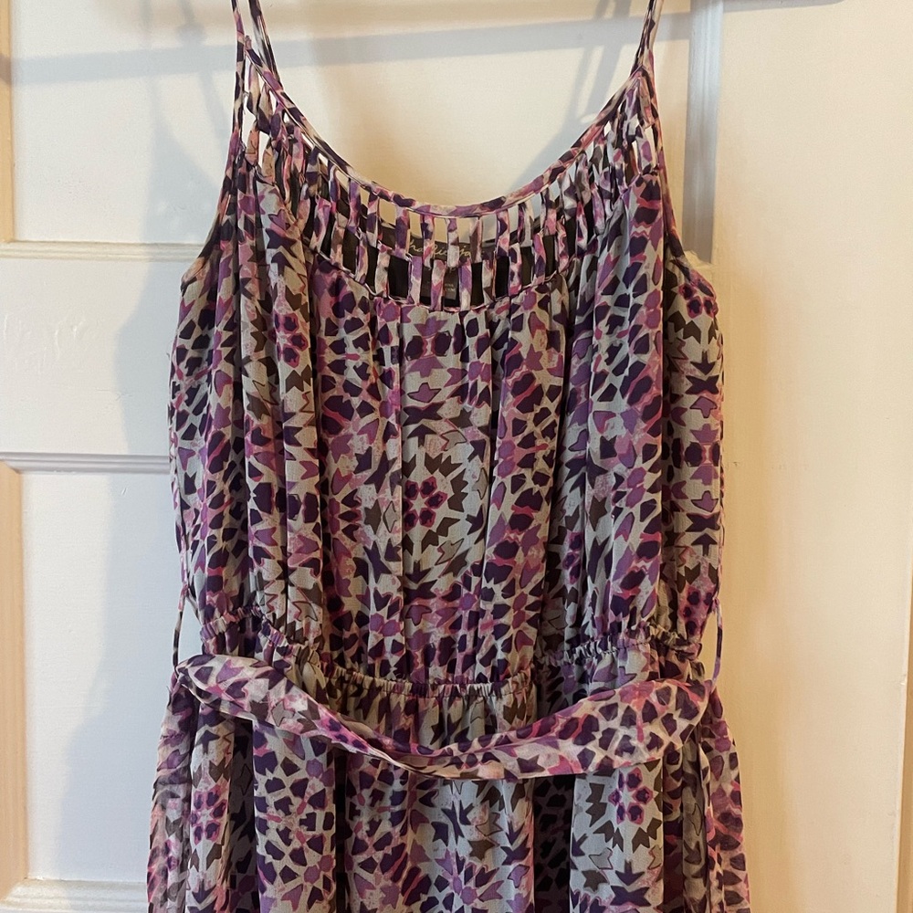 Purple maxi dress